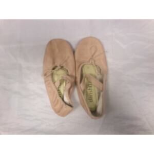 Dance Ballet Shoes DanzNMotion Child 1M Leather Single Strap Full Sole